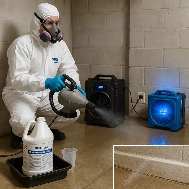 Sanitization and Odor Removal process in Romeoville, IL