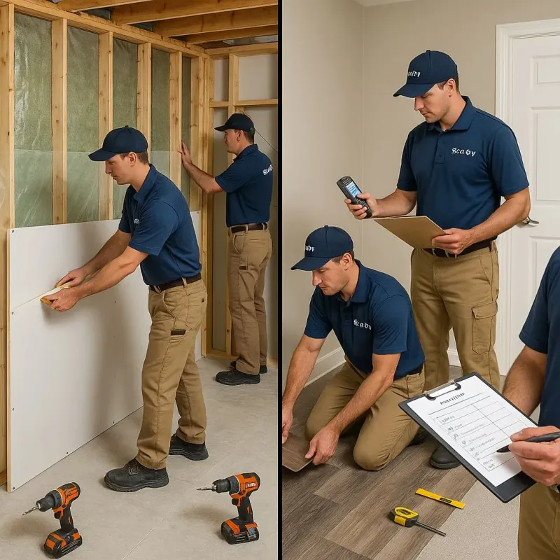 Repairs and Reconstruction process in Romeoville, IL