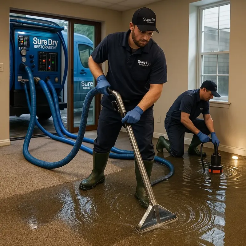 Water Extraction and Removal process in Romeoville, IL